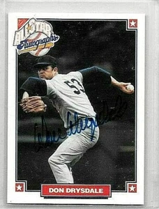 DON DRYSDALE 1993 NABISCO ALL-STAR AUTOGRAPHS CERTIFIED AUTOGRAPH - Picture 1 of 1
