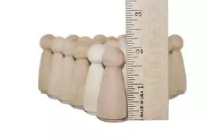 Muñeca de madera 10-2" para niña sin falda cantidad a granel descuento clavija boda rústica - Imagen 1 de 10