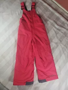 Columbia Girls Pink Snowslope II Adjustable Waterproof Snow Bib Pants XXS (4/5) - Picture 1 of 15
