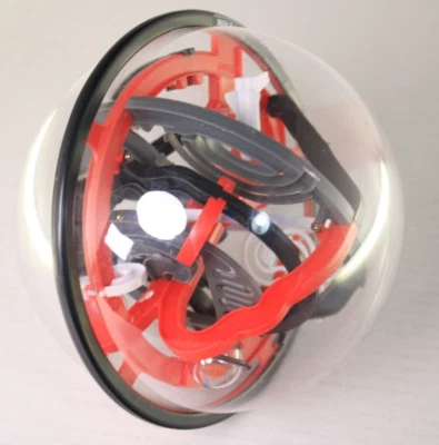 Sharper Image 3D Maze Sphere- Space Challenge- Labyrinth Puzzle Game Orb 100 obs - Image 1 of 4