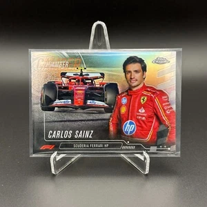 2024 Topps Chrome Formula 1 CARLOS SAINZ #CAM-2 Camber - Scuderia Ferrari - Picture 1 of 4