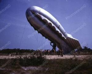 Barrage Balloon Launching 1940s 8x10 Reprint Of Old Photo - Picture 1 of 1