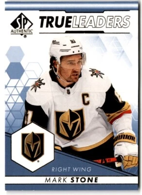 Mark Stone 2022-23 SP Authentic True Leaders Blue #TL-10 Vegas Golden Knights - Image 1 of 2