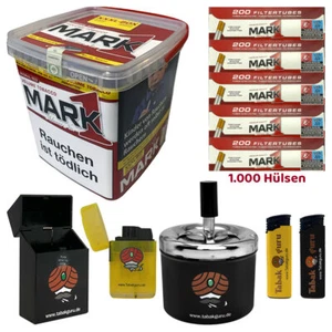 Mark Adams No.1/ Mark1 Volumentabak 400g XXXL-Box, Hülsen, Drehascher, Zubehör - Bild 1 von 8
