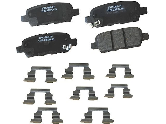 Juego de pastillas de freno traseras Bendix 38629TYRV para Nissan 370Z 2009 Foto 1 de 2