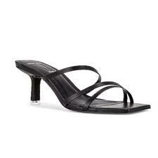 Black suede studio felicity minimalist mule sandals 39