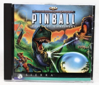 3-D Ultra Pinball The Lost Continent Sierra For Windows 95 Jewel Case - NEW + - Image 1 of 4