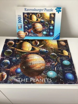 The Planets Jigsaw 100 Piece Puzzle - XXL Ravensburger - Age 6+ ***COMPLETE*** - Image 1 of 4