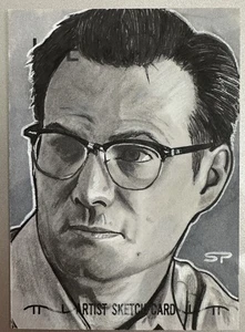 HÉROES: Volumen 1 Tarjeta de boceto RARA de Sean Pence TOPPS 1/1 NOAH BENNETT - Imagen 1 de 2