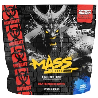 Mass Extreme Gainer Whey Protein Powder Build Muscle Size Cookies & Cream,6 lbs - Image 1 of 4