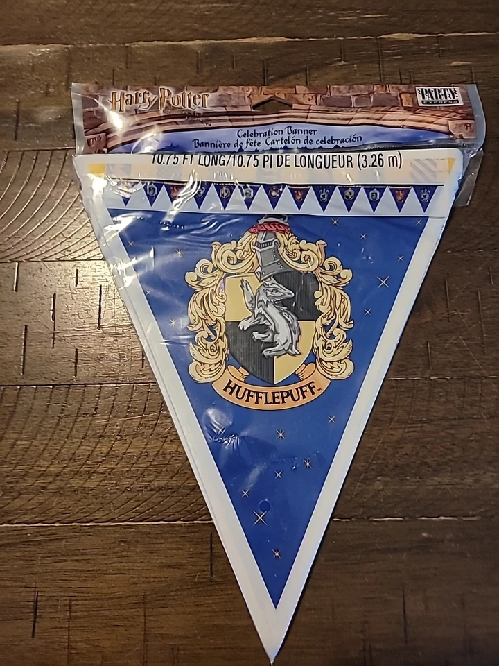 Harry Potter y la Piedra Filosofal Fiesta Celebración Banner Sello 2001 NUEVO Foto 1 de 3