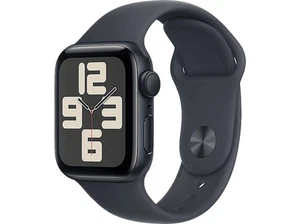 Apple Watch SE (2024), GPS, 44 mm, Caja de aluminio Medianoche, Talla S/M - Imagen 1 de 8