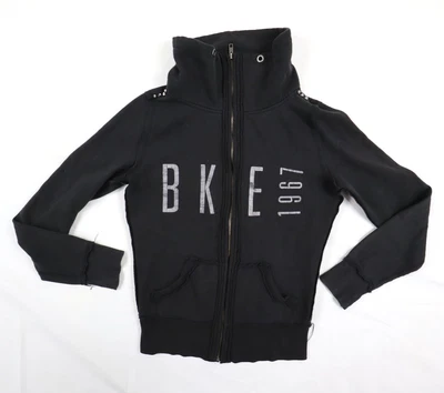 Sudadera suéter BKE con hebilla para mujer pequeña (S) cuello capucha cremallera completa manga larga Foto 1 de 4