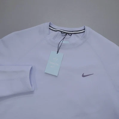 Nike x NOCTA Men's Size XL Tech Fleece Crew Sweatshirt FD8457-568 Palest Purple - Image 1 of 4