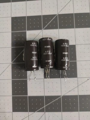 Condensador Electrolityc 105°C SAMYOUNG NFC 150mfr 450v 150uf 3 piezas Foto 1 de 3