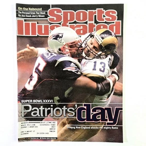 SPORT ILLUSTRIERT 11. FEBRUAR 2002 MCGINEST & WARNER PATRIOTS RAMS SUPER BOWL - Bild 1 von 2
