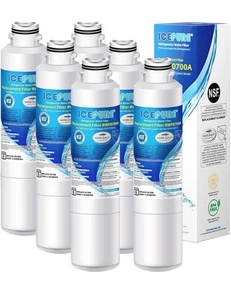 6 Pack Fit For Samsung RF28HFEDBWW/AA RF28HFEDBSR/AA Refrigerator Water Filter - Picture 1 of 1