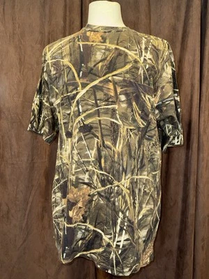 RedHead T Shirt Advantage Max HD Camouflage Hunting Fishing Cotton Large Vintage - Image 1 of 4