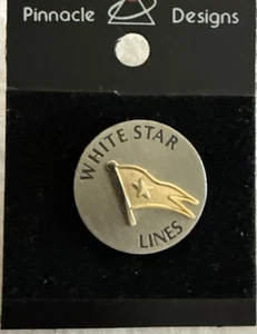 White Star Line Lapel Pin, beautiful replica!. - Picture 1 of 2