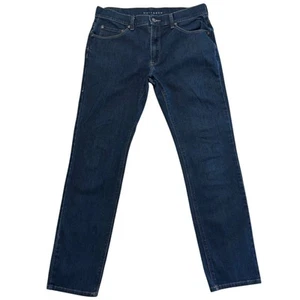 Mott & Bow Jeans Mens Slim Broome 32x31* Blue Denim Slim Fit Dark Wash Pants - Picture 1 of 8