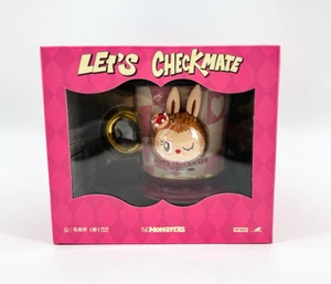 (NEW) POP MART LABUBU THE MONSTERS Let's Checkmate Series Mug Pink Authentic US - Picture 1 of 4