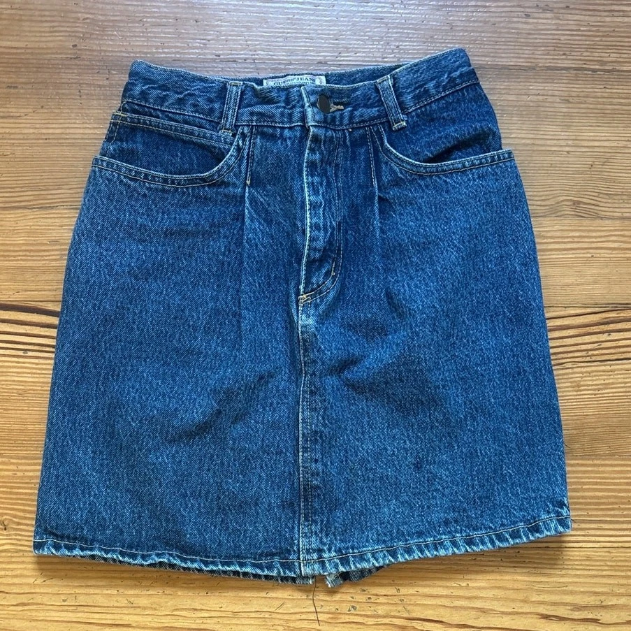 Guess Jeans vintage high waisted dark wash denim youth pencil skirt SIZE 10 - Image 1 of 4