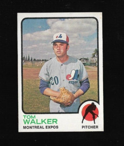 1973 Topps #41 Tom Walker Expos EX/BETTER Montreal Expos Centered Sharp
