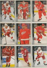 DETROIT RED WINGS ~ 2020-21 Upper Deck Series 1 & 2 TEAM SET ~ 12 Hockey Cards