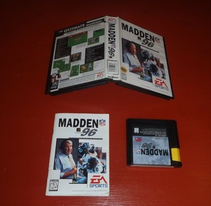 Madden NFL 96 (Sega Genesis, 1995) -Complete