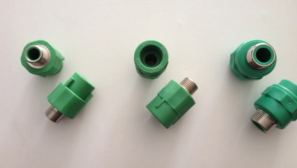 RACCORDO GIUNTO FILETTATO MASCHIO PPR POLIPROPILENE VARIE 20 1/2 25 3/4 32 1" - Immagine 1 di 1