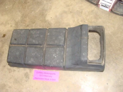 1973 MERCURY 644 HURRICANE merc mark 2 ii capa de assento original completa base de espuma - Imagem 1 de 4