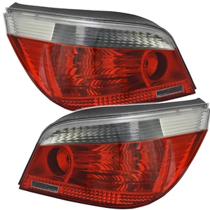 Rückleuchten Set für 5er BMW E60 2003-2007 Rot Weiß Heckleuchten Rücklichter - Bild 1 von 5