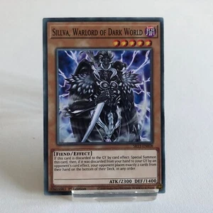 Yugioh! Sillva, Warlord of Dark World - SR13-EN008 - Common - 1st Edition Near M - Picture 1 of 6