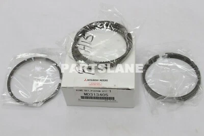 Mitsubishi Eclipse L200 Lancer Mirage OEM Genuine Piston Ring Set MD313405 - Image 1 of 2