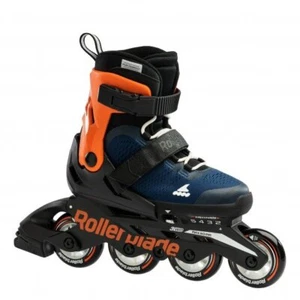 Rollerblade MICROBLADE  Kinder Inlineskate / Größenverstellbar / blau/orange - Bild 1 von 7