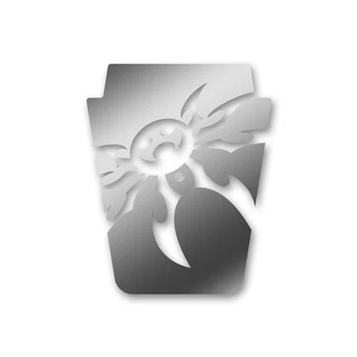 Hauben Dekor silber Poison Spyder Decor Aufkleber Jeep Wrangler JK 07-16 - Bild 1 von 4