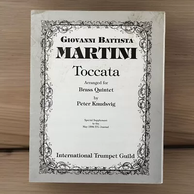 Toccata ~ Giovanni Battista Martini ~ Brass Quintet ~ ITG - Image 1 of 2