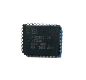 AM29F040B 70nS 512Kbx8 Flash memory PLCC-32 AMD genuine part x1 pcs - Imagen 1 de 1