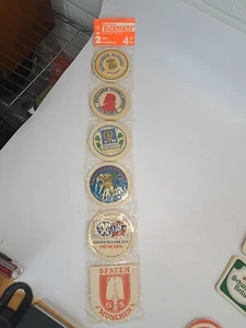 Munchener Bierparty Vintage German Coaster Set New 24 - Picture 1 of 6