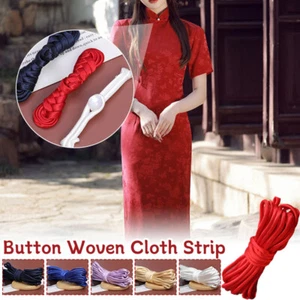 DIY Handmade Woven Rope for Chinese Frog Buckle Cheongsam Button Sewing Strip - Picture 1 of 33