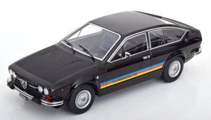 KK Scale 1:18 ALFA ROMEO 2000 GTV TURBODELTA BLACK 1979 Diecast Model - Picture 1 of 6