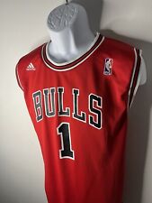 Derrick Rose Chicago Bulls Size Youth XL Adidas Jersey Home Red