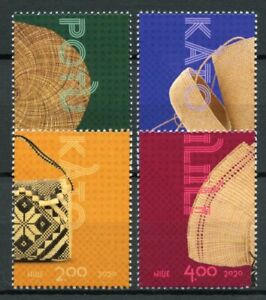 Niue Cultures & Traditions Stamps 2020 MNH Weaving Arts & Crafts 4v Set