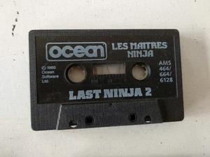 Les maitres Ninja Last Ninja 2 OCEAN K7 Cassettes Amstrad CPC Francais - Imagen 1 de 2