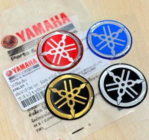 100% GENUINE Yamaha Logo Sticker Motorbike Decal Emblem 12-55 mm - Picture 1 of 13