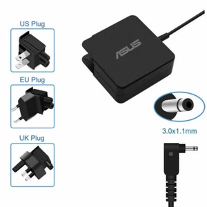AC Adapter Power 45W Charger For Asus Zenbook UX21E UX31E UX31K UX32 19V 2.37A - Picture 1 of 7