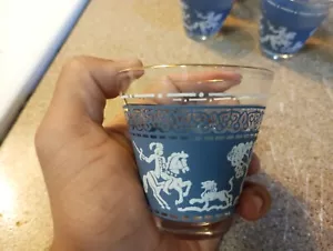 6 vintage gold rimmed persian shot glasses - Picture 1 of 3