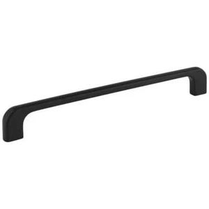 Alvar Cabinet Pull -By Jeffrey Alexander Matte Black - Picture 1 of 10