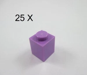 LEGO® Medium Lavender Brick 1 x 1 Design ID 3005 - Picture 1 of 6