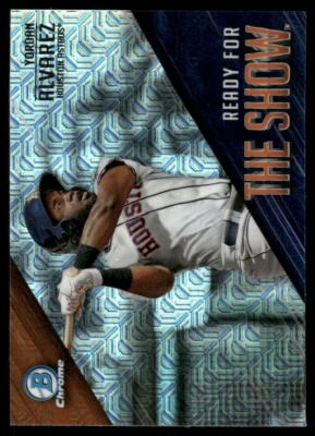 2019 Bowman #RFTS-17 Yordan Alvarez Ready for the Show Mojo Refractors - Image 1 of 2